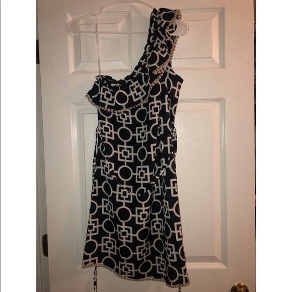 Mud Pie Dresses & Skirts - Mudpie One-Shoulder Dress